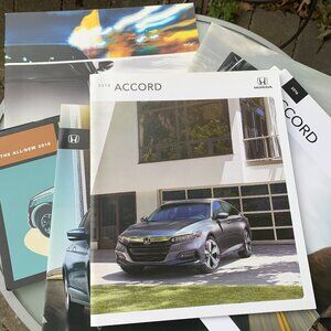 Honda Accord Showroom Pamphlets Bundle